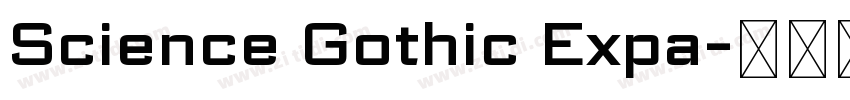 Science Gothic Expa字体转换